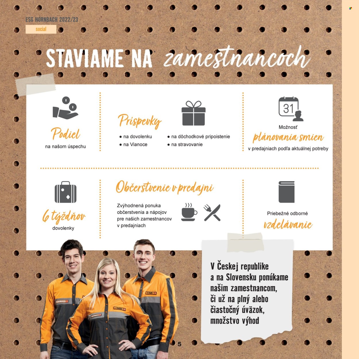 Leták Hornbach. Strana 18