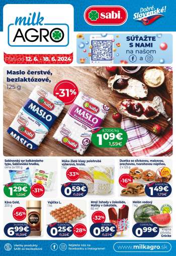 Leták Milk AGRO - 12.6.2024 - 18.6.2024.