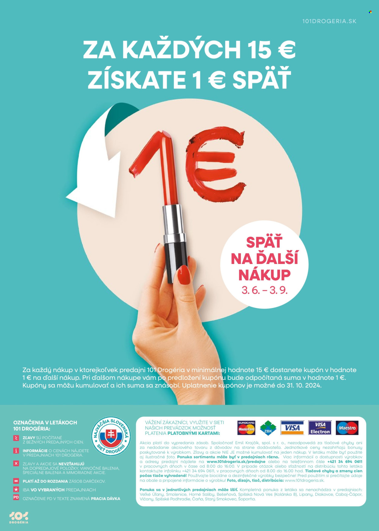 Leták 101 Drogerie - 12.6.2024 - 2.7.2024. Strana 12