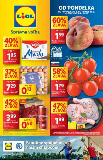 Leták Lidl - 17.6.2024 - 23.6.2024.
