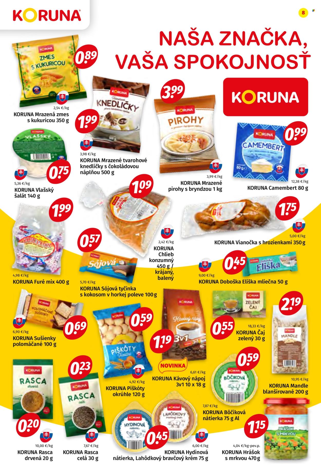 Leták Potraviny KORUNA - 14.6.2024 - 26.6.2024. Strana 8