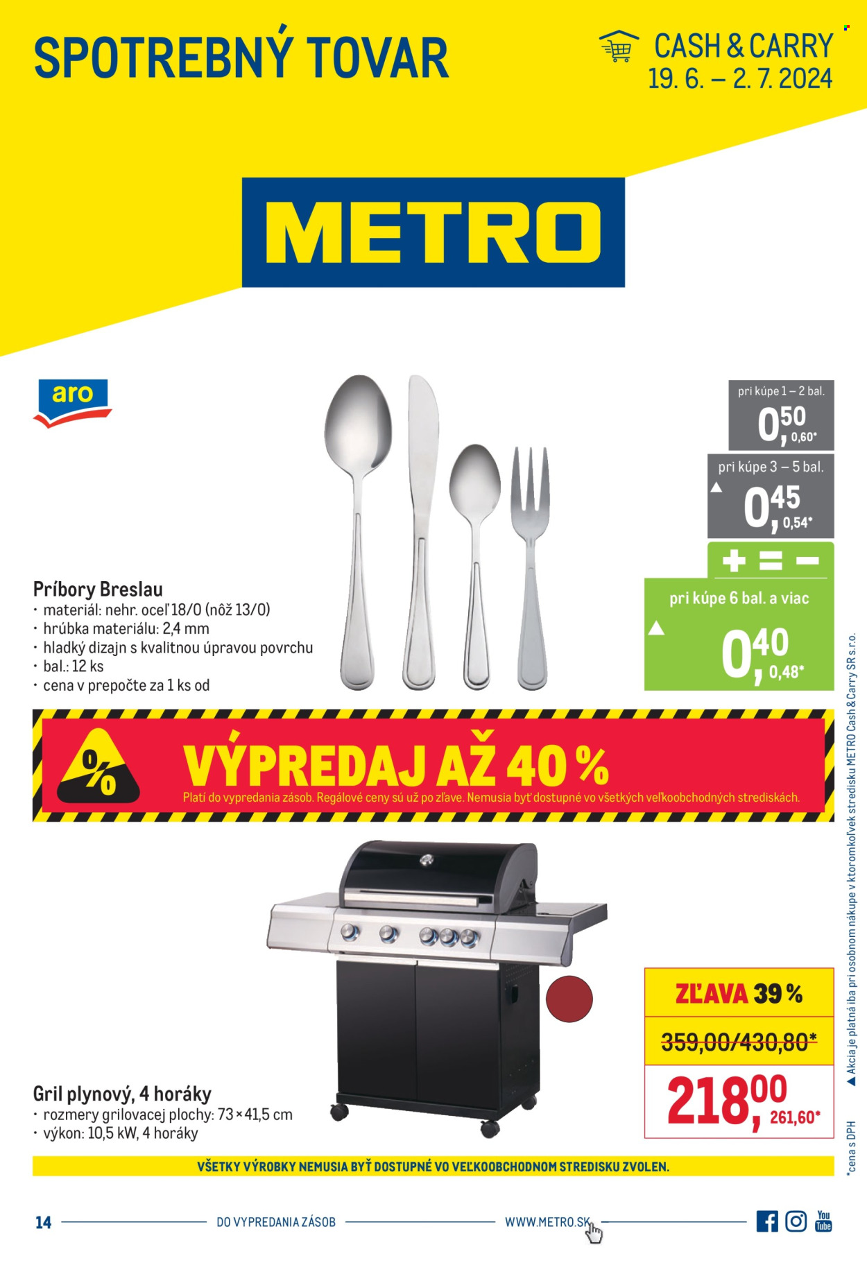 Leták Metro - 19.6.2024 - 2.7.2024. Strana 1