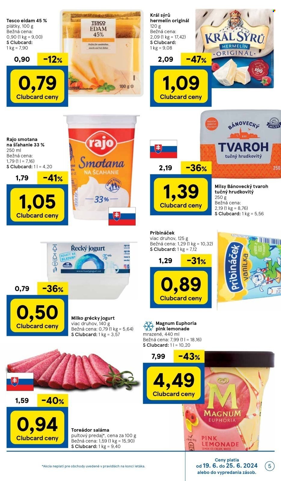 Leták TESCO - 19.6.2024 - 25.6.2024. Strana 5