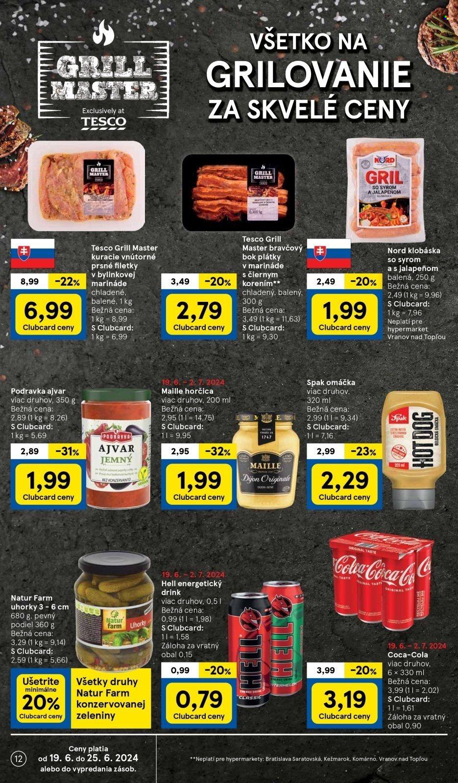 Leták TESCO - 19.6.2024 - 25.6.2024. Strana 12