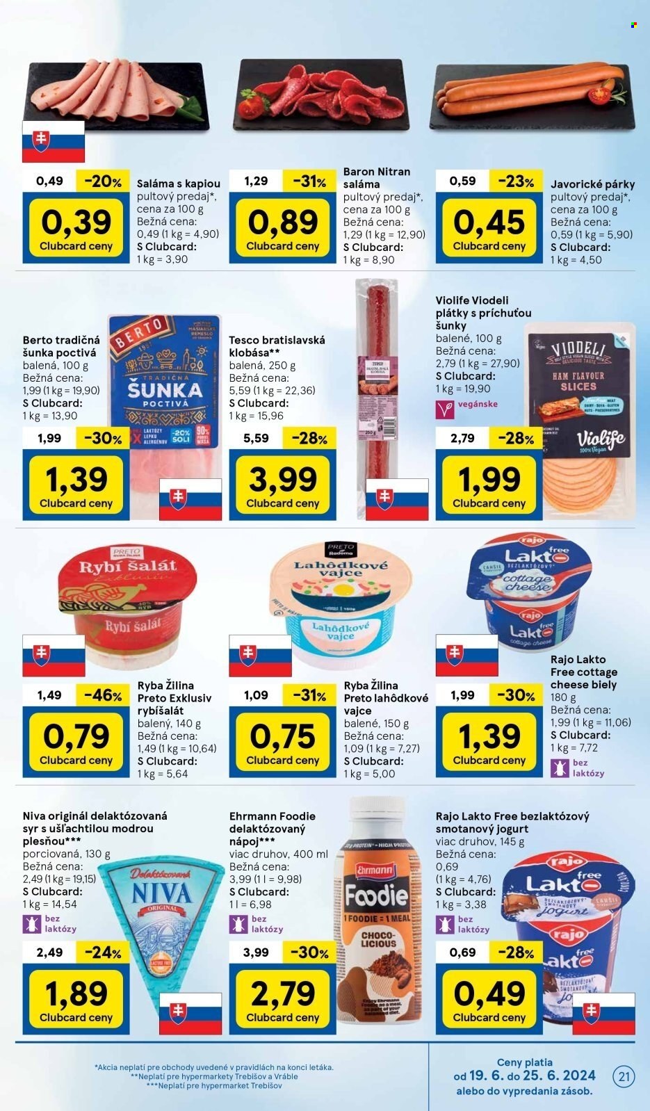 Leták TESCO - 19.6.2024 - 25.6.2024. Strana 21