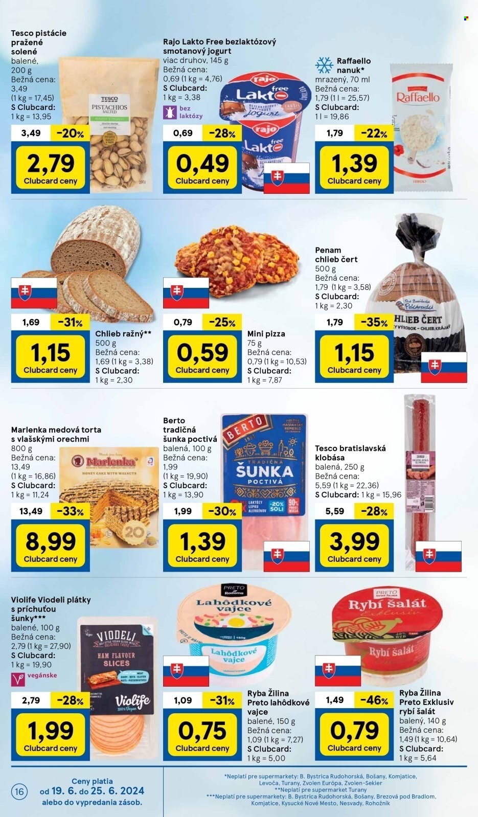Leták TESCO supermarket - 19.6.2024 - 25.6.2024. Strana 16