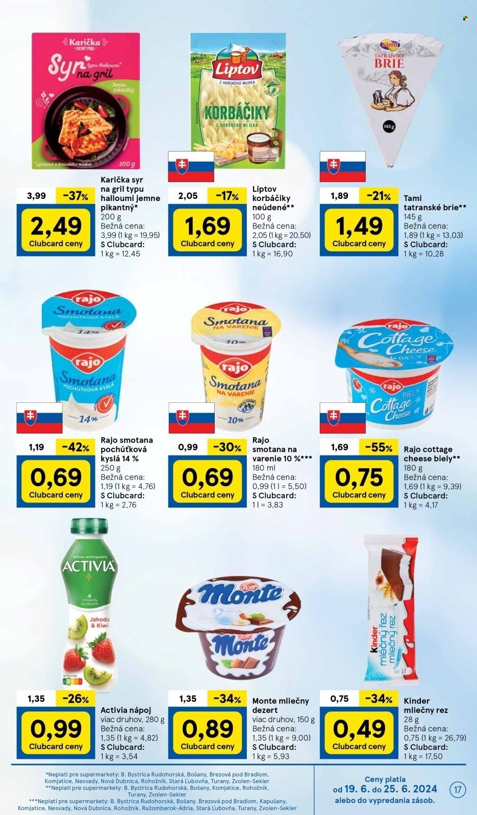 Leták TESCO supermarket - 19.6.2024 - 25.6.2024. Strana 17