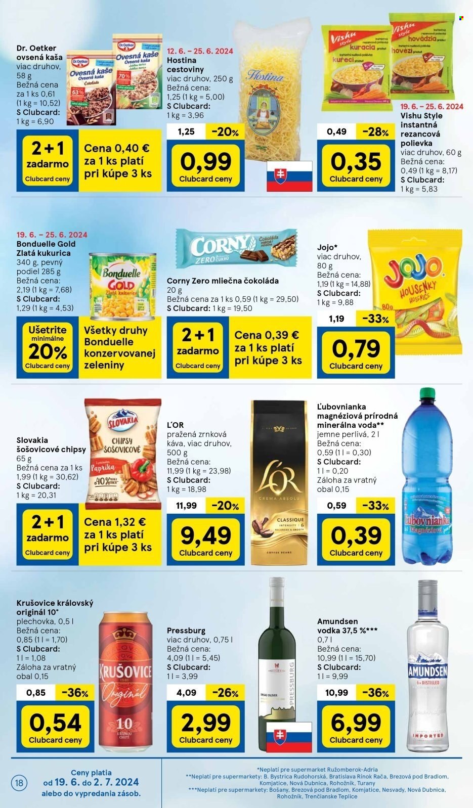 Leták TESCO supermarket - 19.6.2024 - 25.6.2024. Strana 18