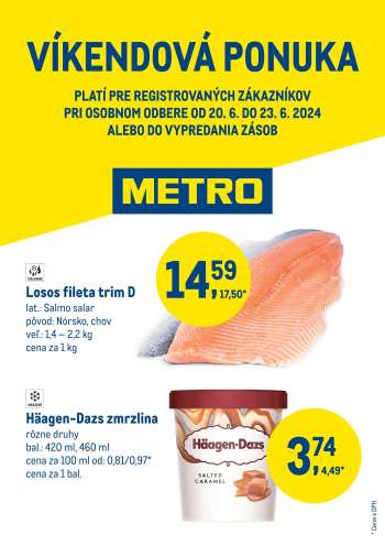 Leták Metro - 20.6.2024 - 23.6.2024.