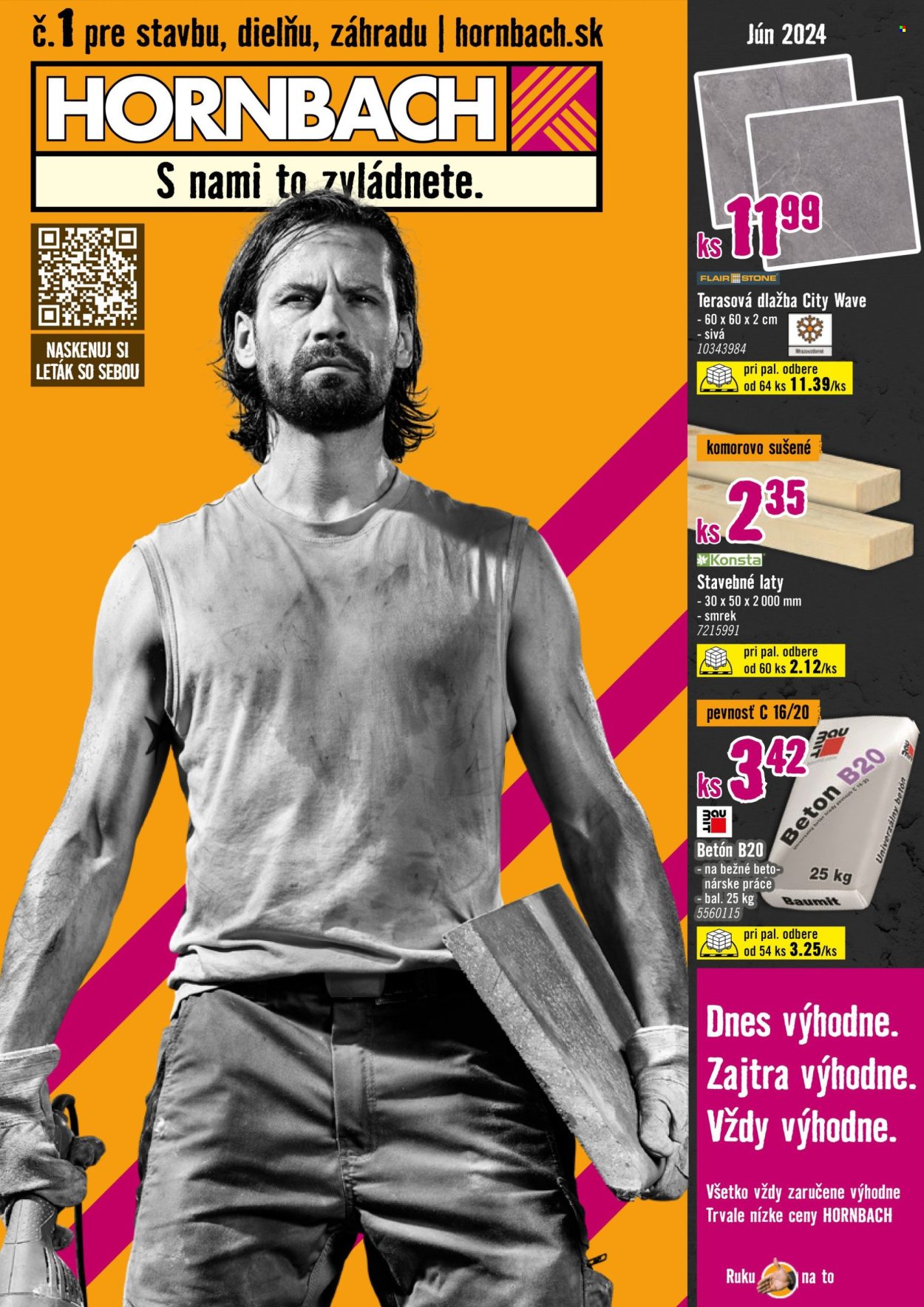 Leták Hornbach - 19.6.2024 - 3.7.2024. Strana 1