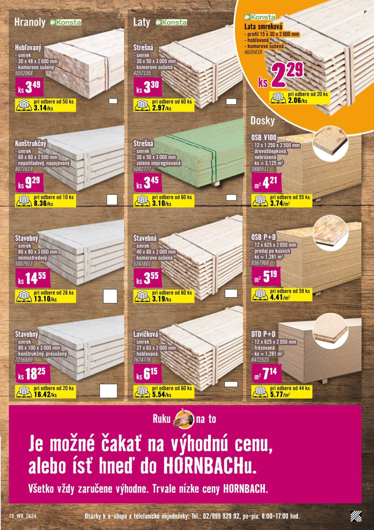 Leták Hornbach - 19.6.2024 - 3.7.2024. Strana 15