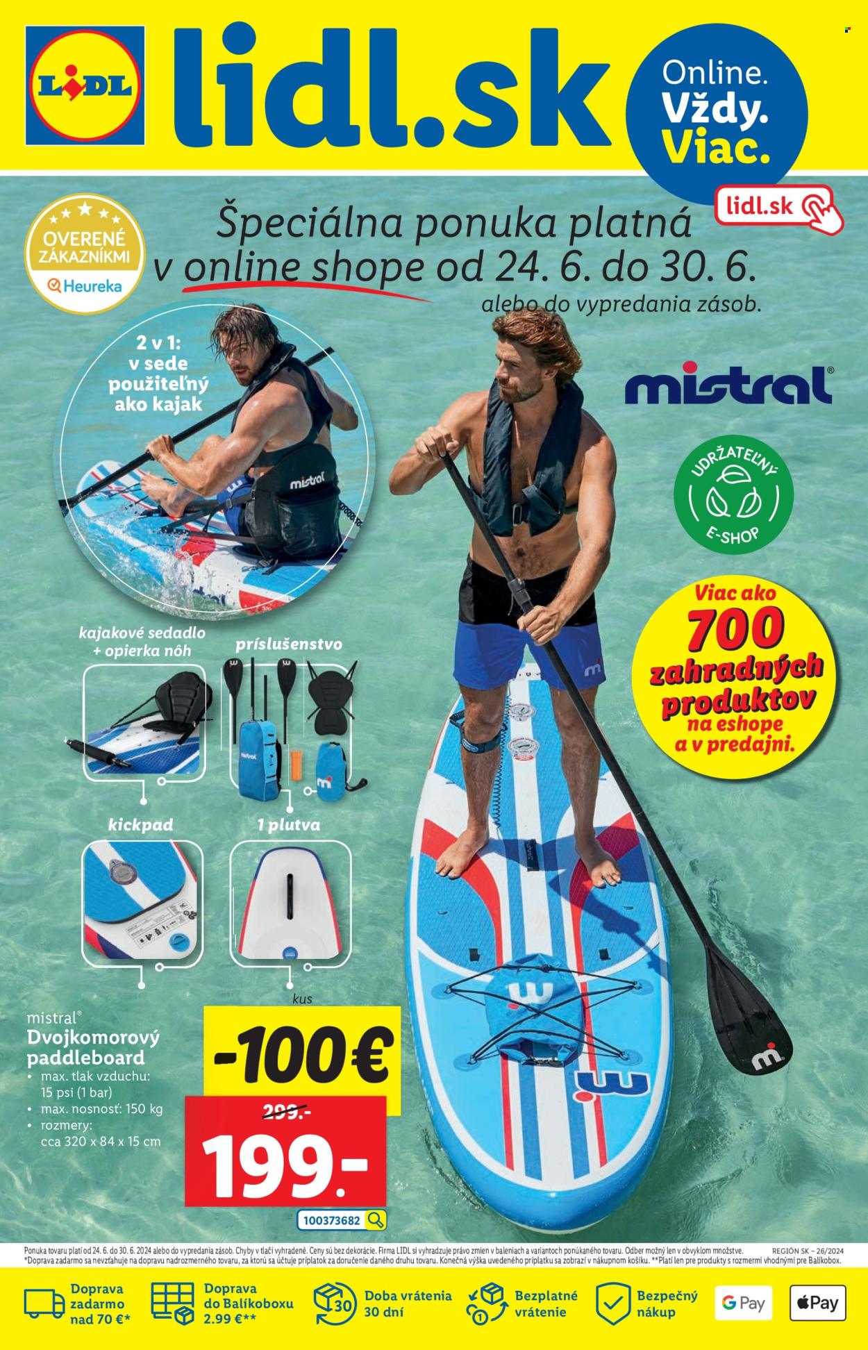 Leták Lidl - 24.6.2024 - 30.6.2024. Strana 1