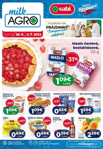 Leták Milk AGRO - 26.6.2024 - 2.7.2024.