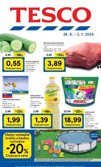 Leták TESCO - 26.6.2024 - 2.7.2024.