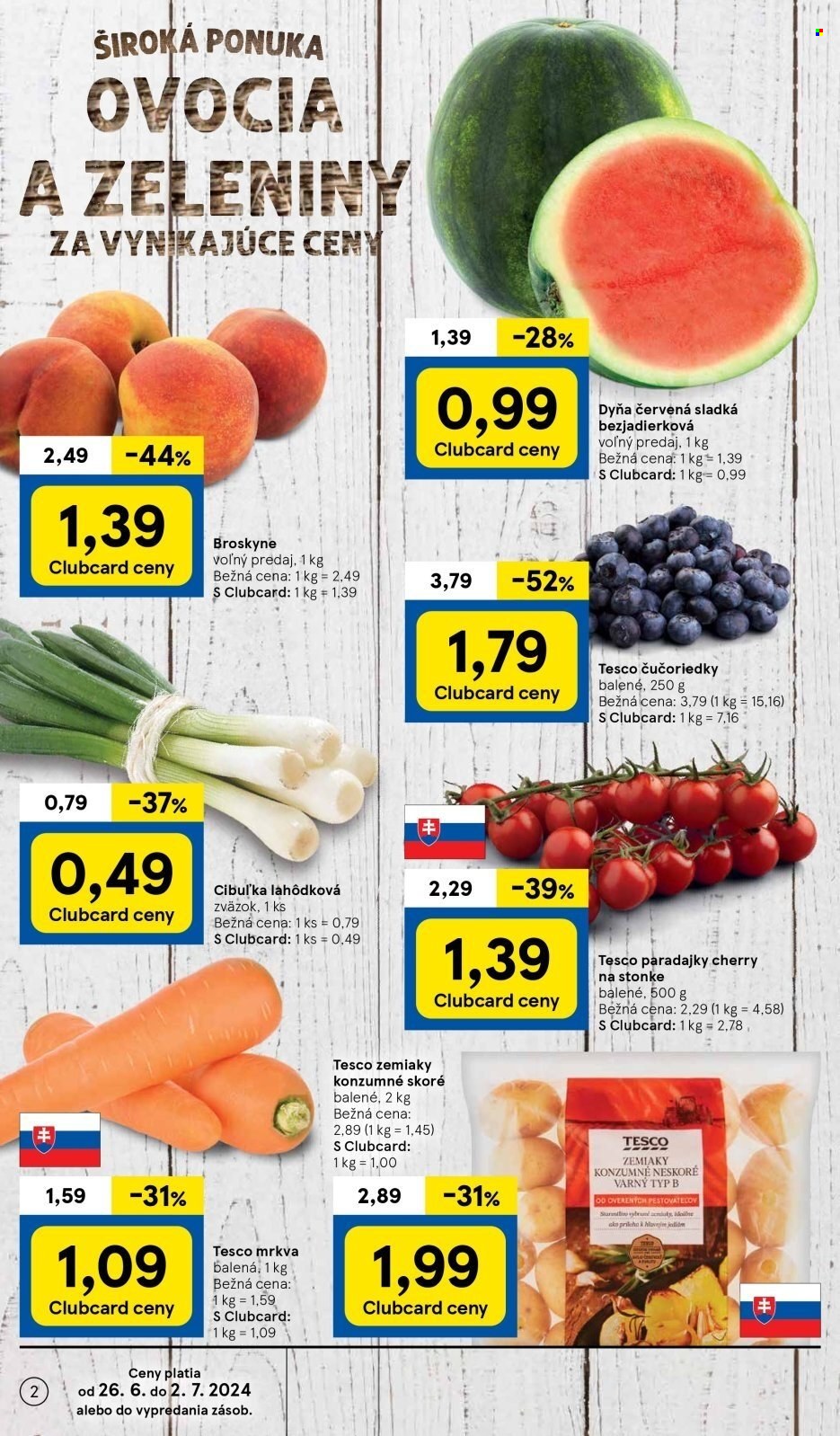 Leták TESCO - 26.6.2024 - 2.7.2024. Strana 2