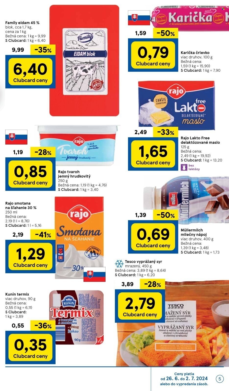Leták TESCO - 26.6.2024 - 2.7.2024. Strana 5