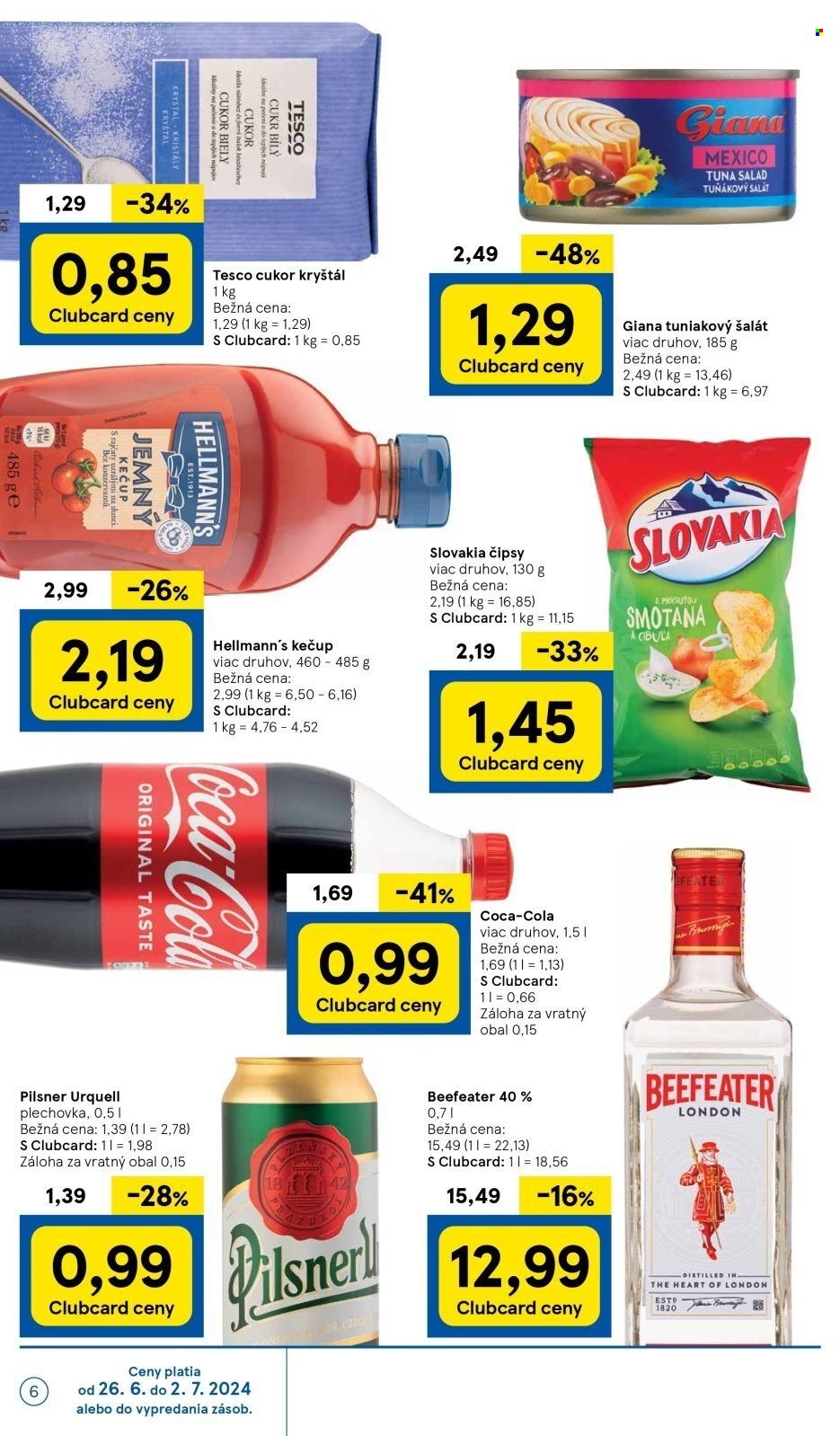 Leták TESCO - 26.6.2024 - 2.7.2024. Strana 6