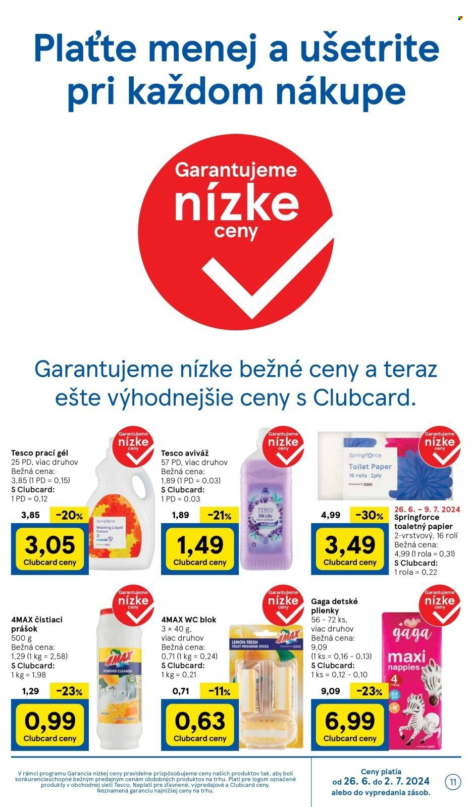 Leták TESCO - 26.6.2024 - 2.7.2024. Strana 11