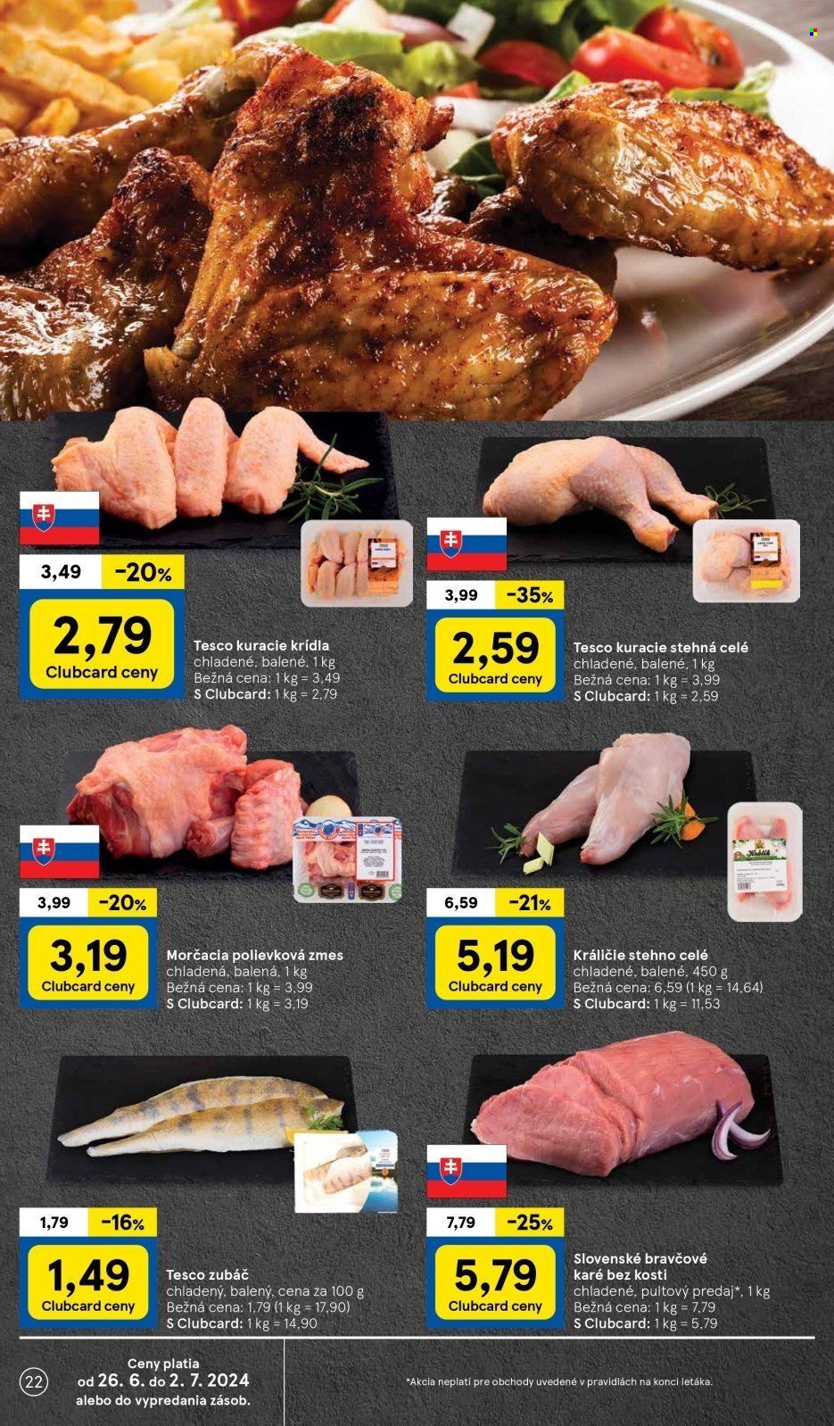 Leták TESCO - 26.6.2024 - 2.7.2024. Strana 22