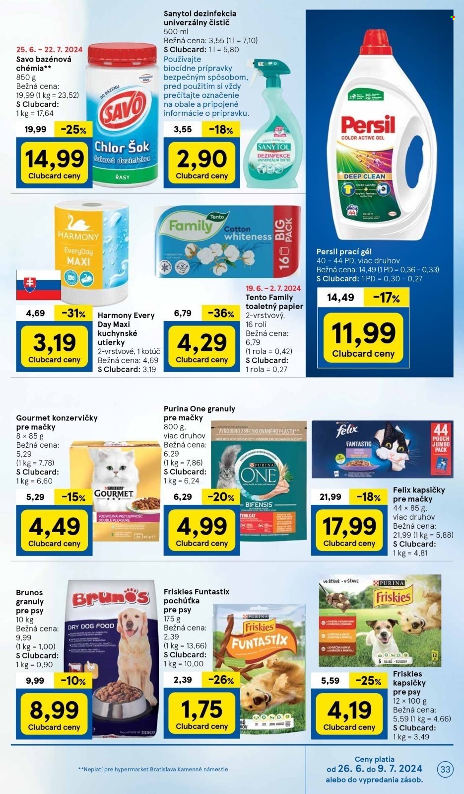 Leták TESCO - 26.6.2024 - 2.7.2024. Strana 33