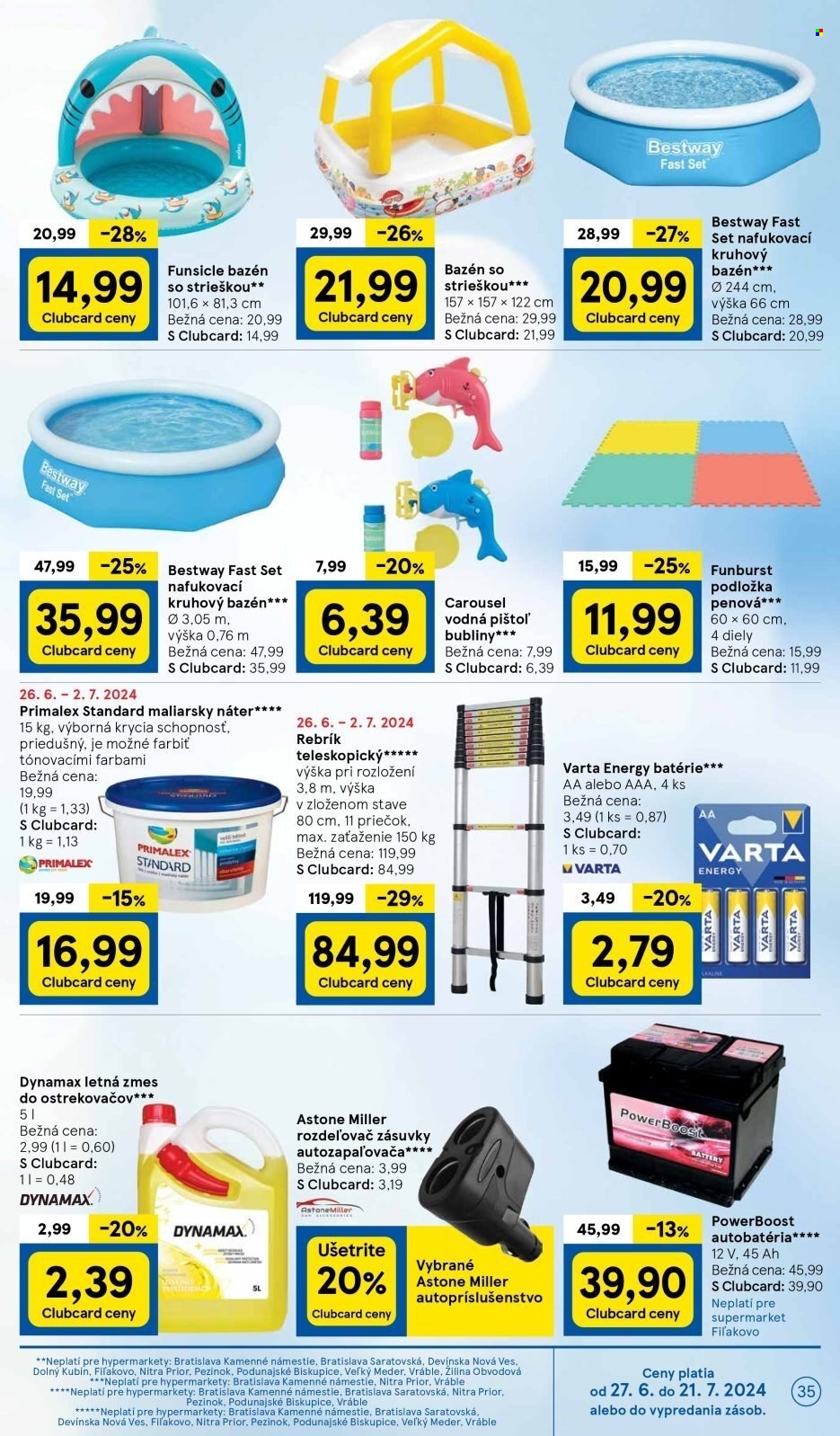 Leták TESCO - 26.6.2024 - 2.7.2024. Strana 35