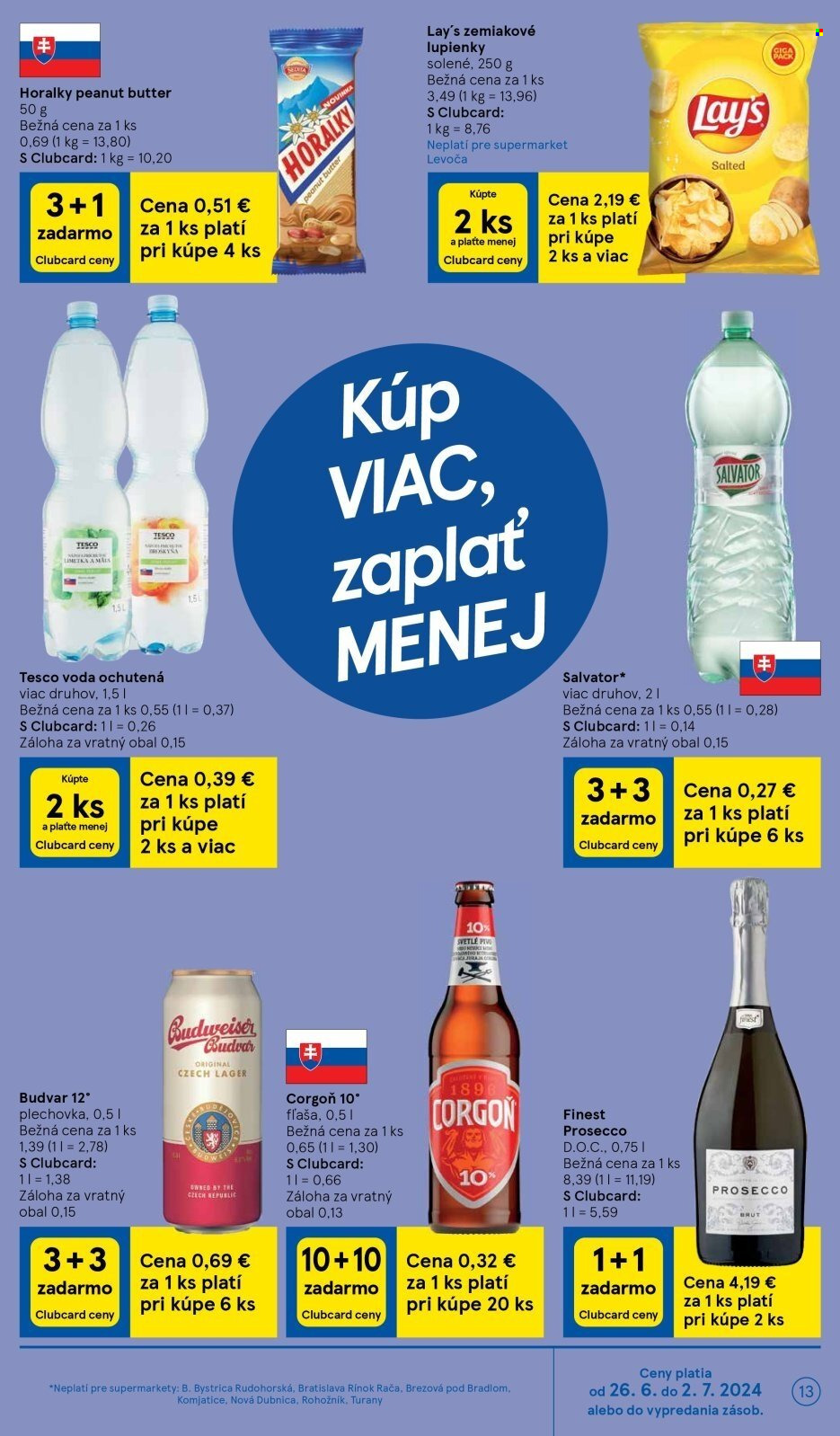 Leták TESCO supermarket - 26.6.2024 - 2.7.2024. Strana 13