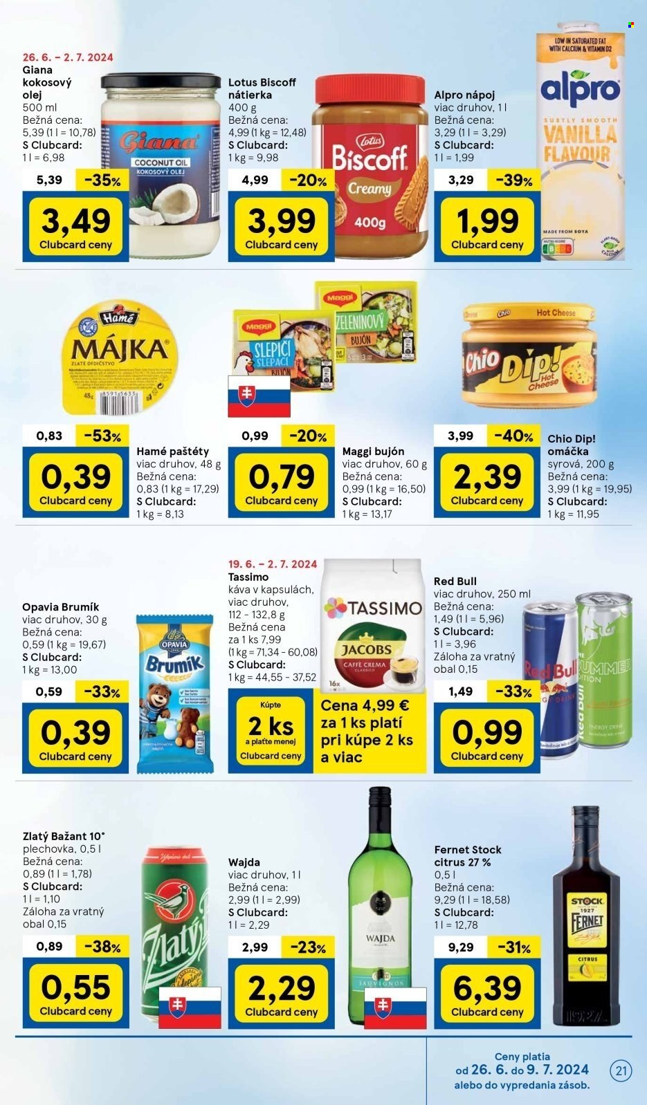 Leták TESCO supermarket - 26.6.2024 - 2.7.2024. Strana 21