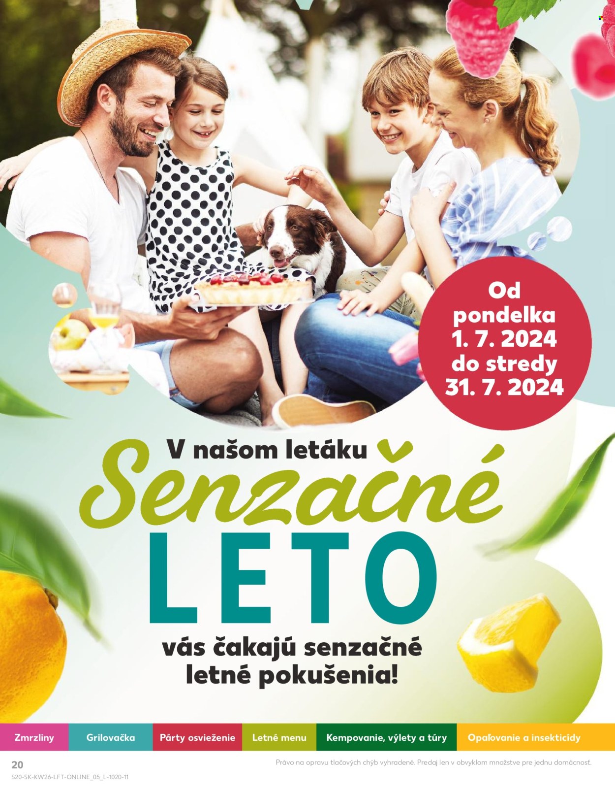 Leták Kaufland - 27.6.2024 - 3.7.2024. Strana 20