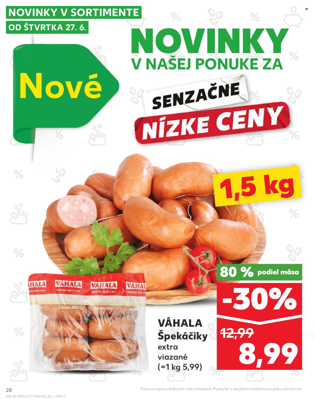 Leták Kaufland - 27.6.2024 - 3.7.2024. Strana 28