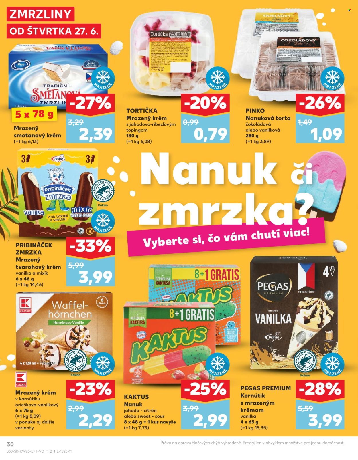 Leták Kaufland - 27.6.2024 - 3.7.2024. Strana 30