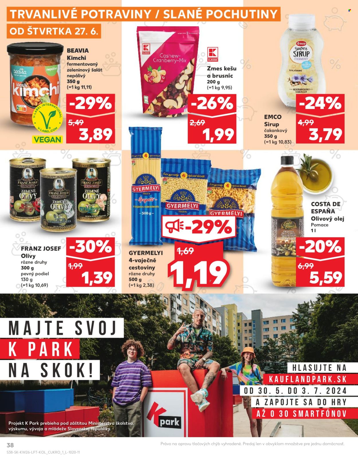 Leták Kaufland - 27.6.2024 - 3.7.2024. Strana 38