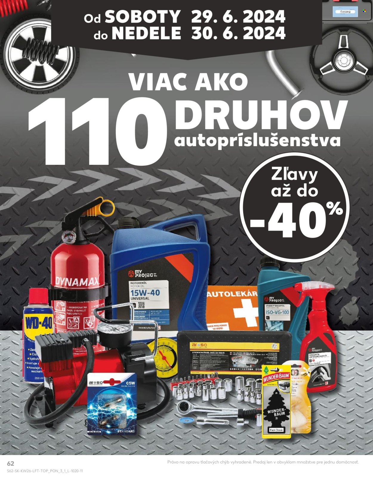 Leták Kaufland - 27.6.2024 - 3.7.2024. Strana 62