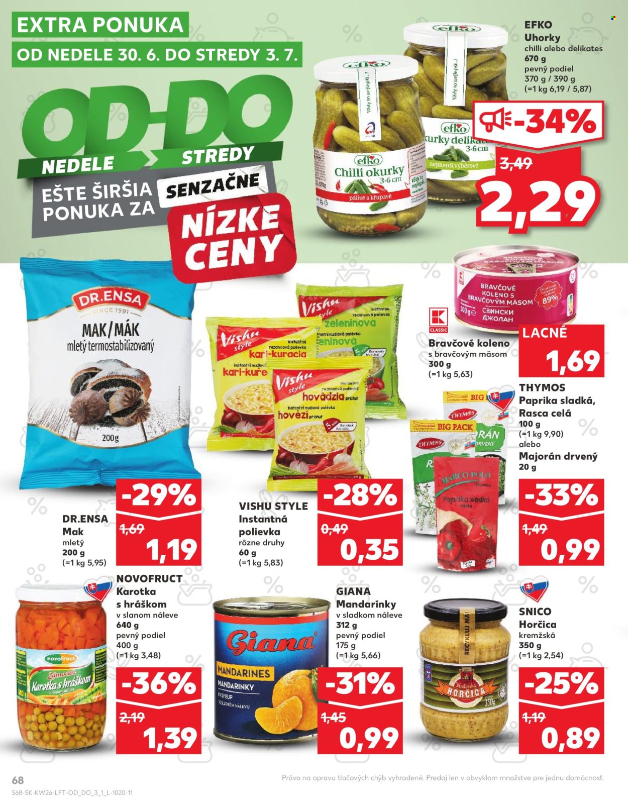 Leták Kaufland - 27.6.2024 - 3.7.2024. Strana 68