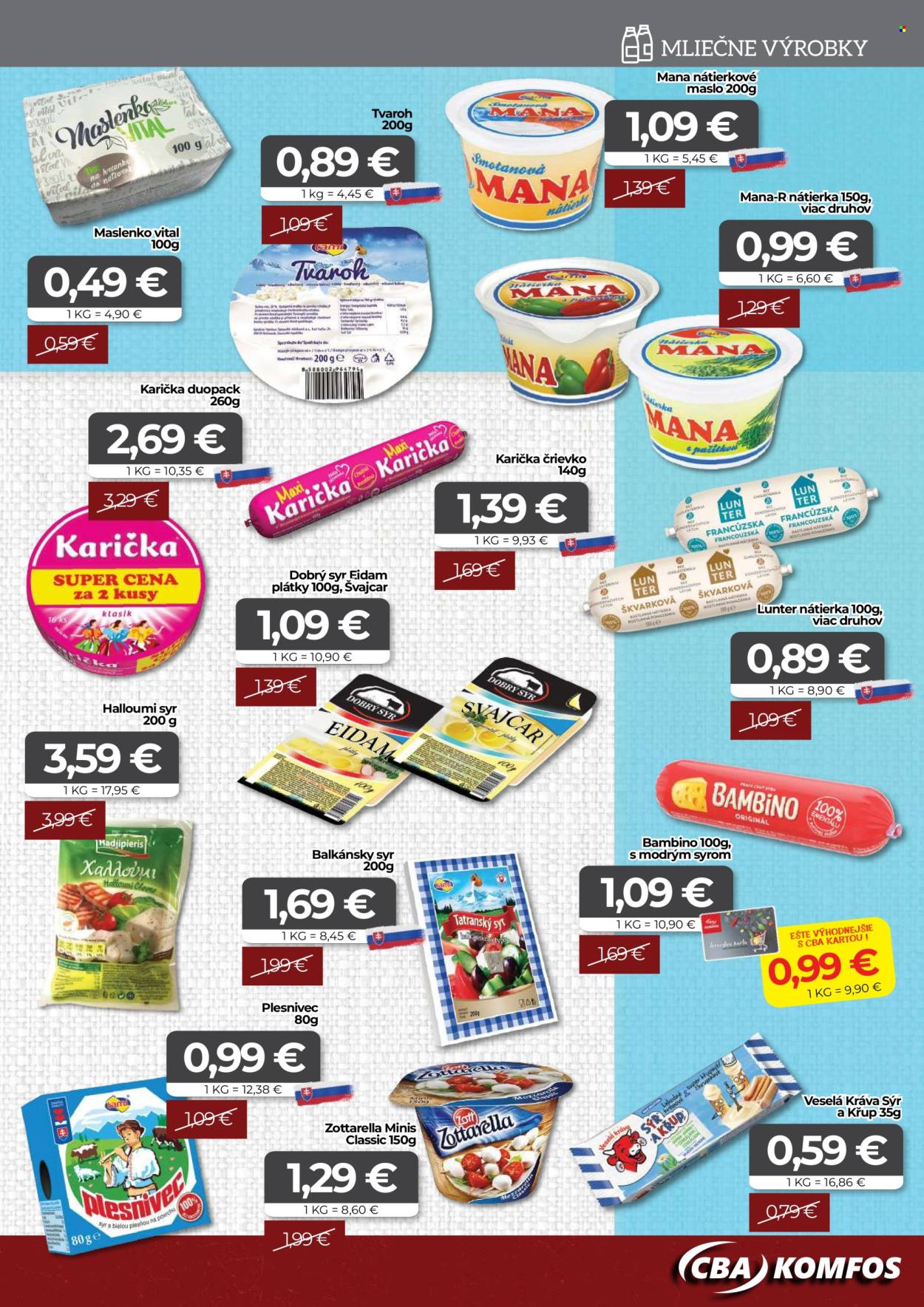 Leták CBA Komfos - 21.6.2024 - 2.7.2024. Strana 5