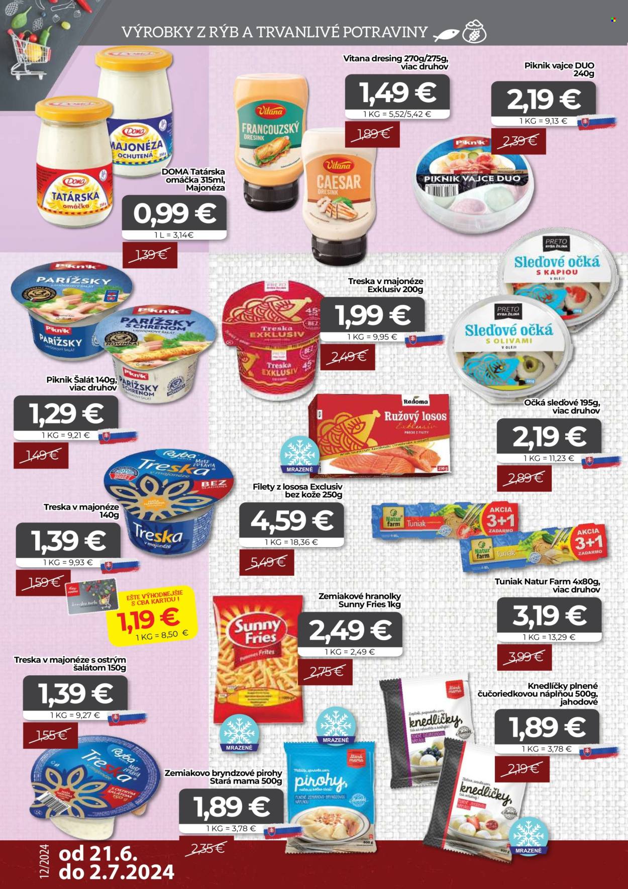 Leták CBA Komfos - 21.6.2024 - 2.7.2024. Strana 6