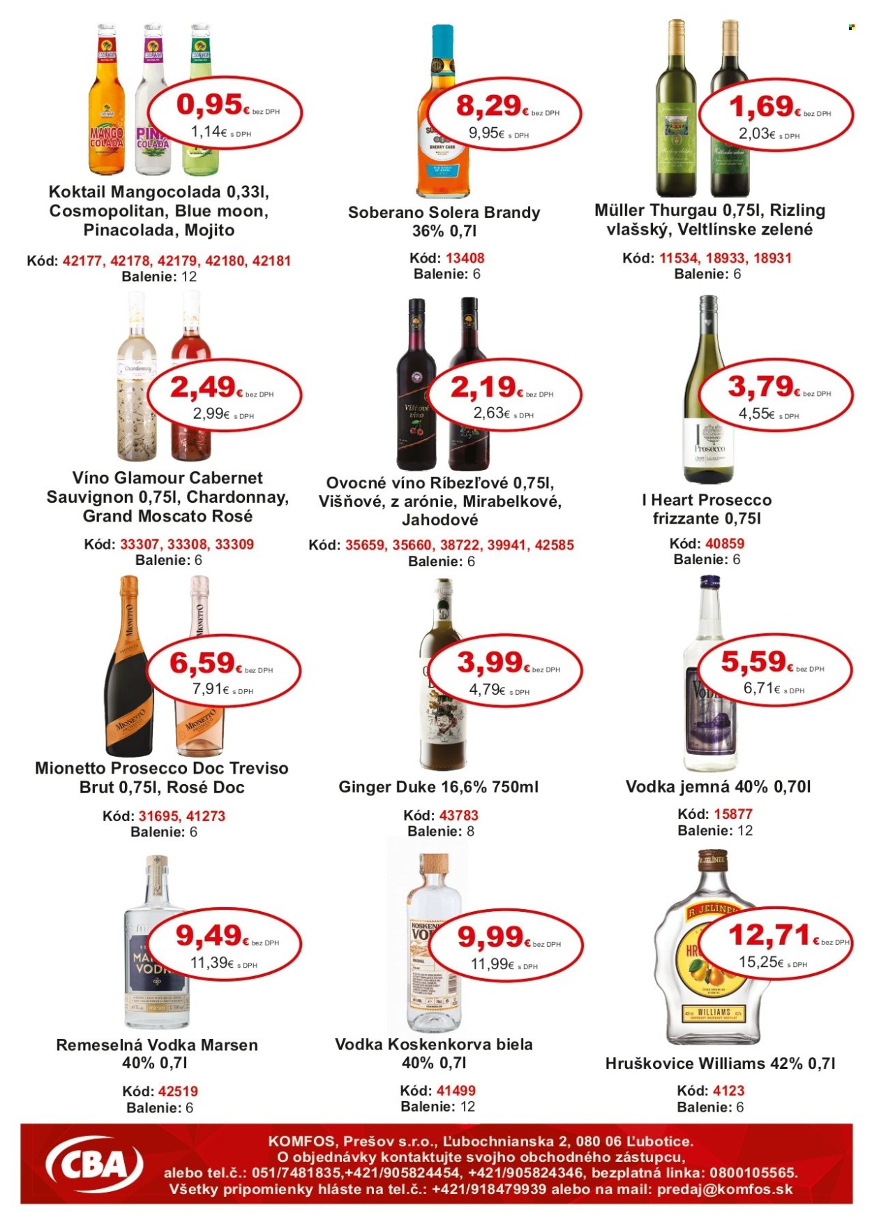 Leták CBA Komfos - 21.6.2024 - 2.7.2024. Strana 11