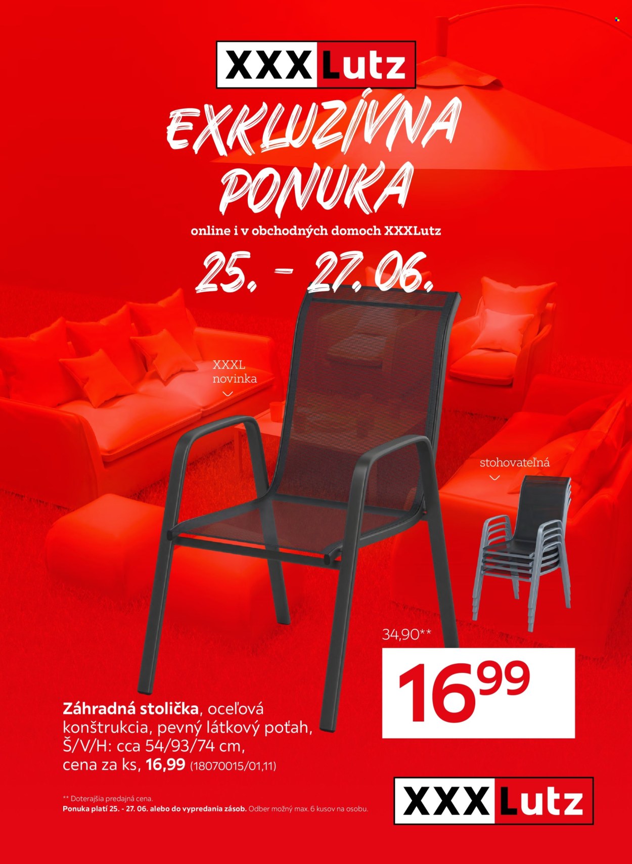 Leták XXXLutz - 25.6.2024 - 27.6.2024. Strana 1