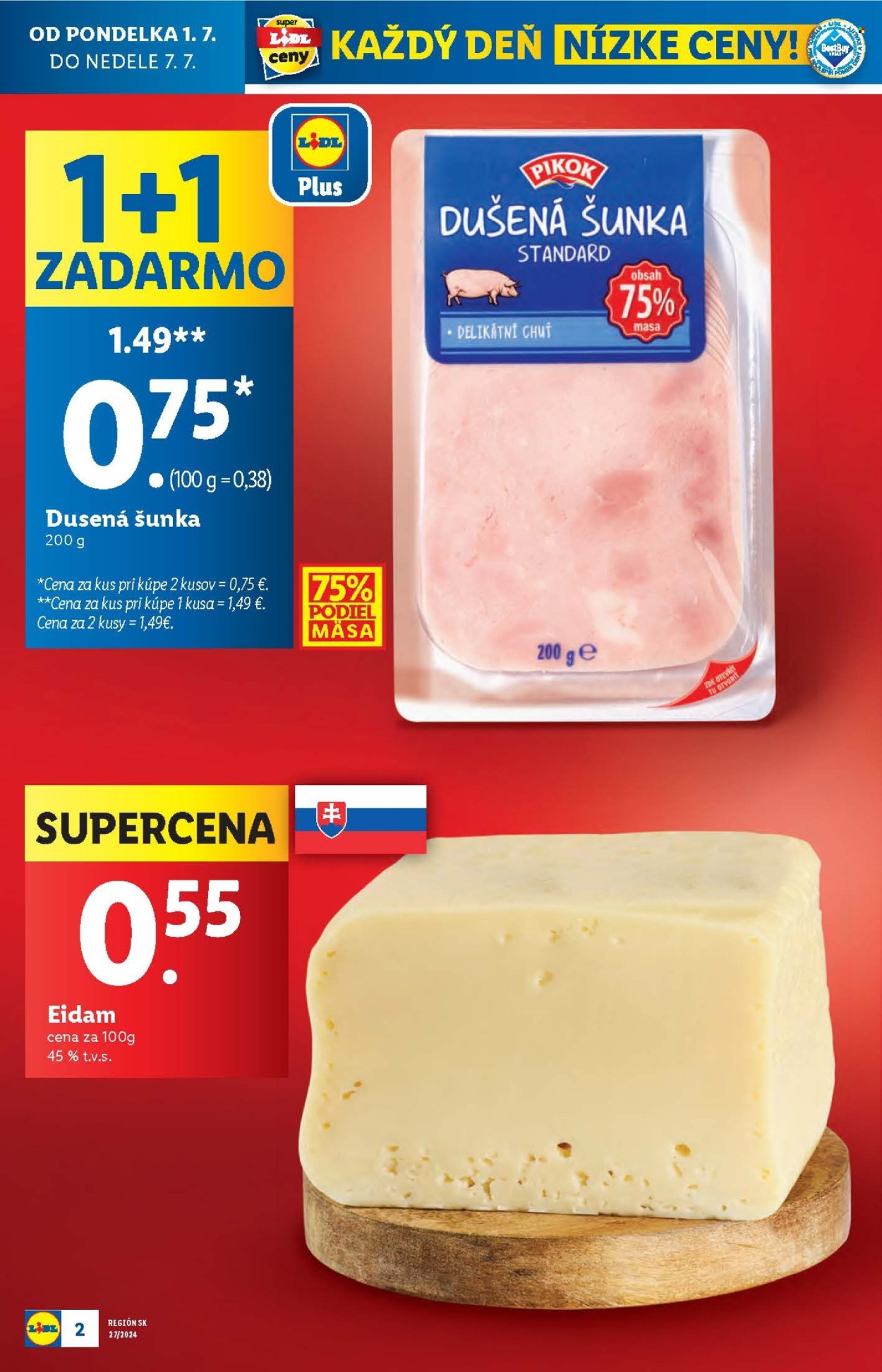 Leták Lidl - 1.7.2024 - 7.7.2024. Strana 4