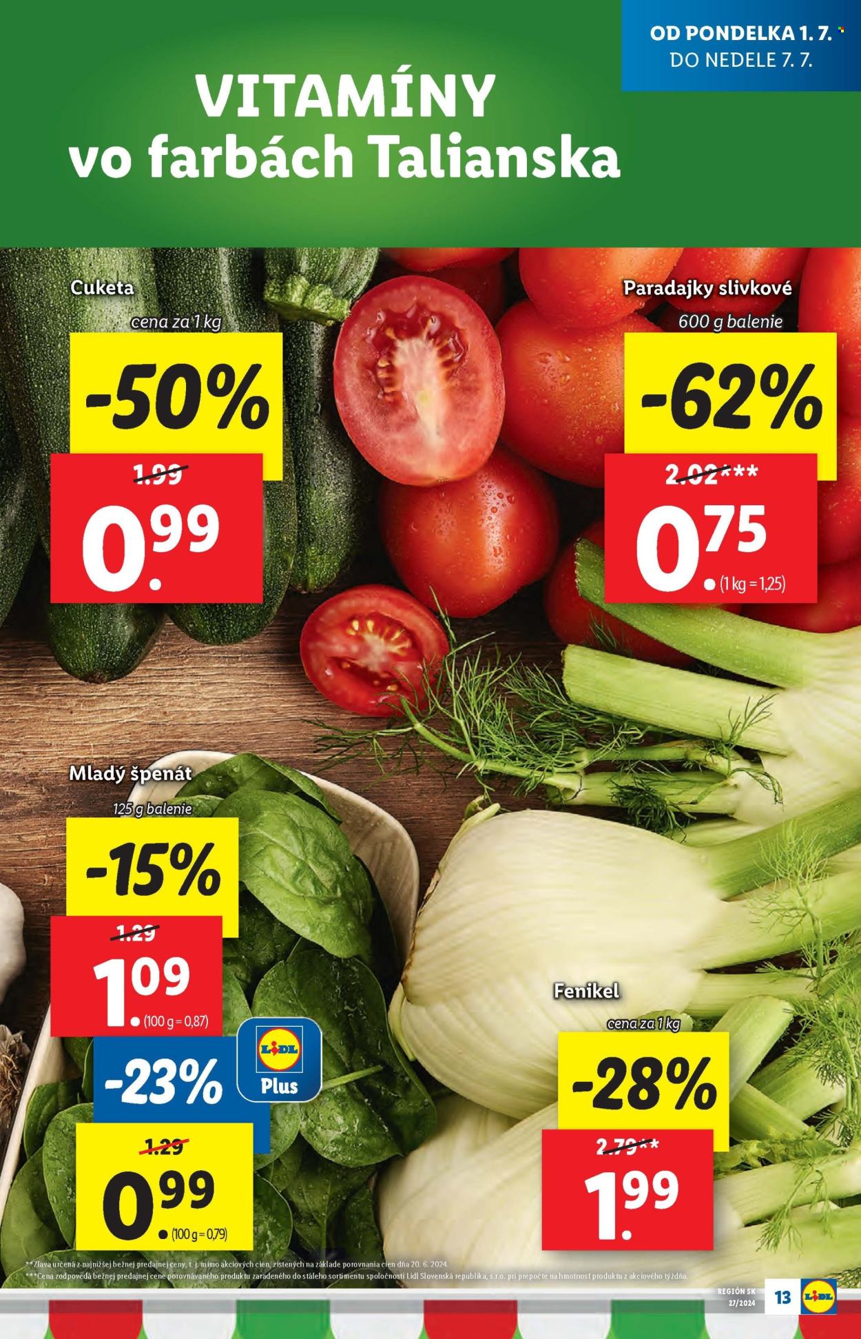 Leták Lidl - 1.7.2024 - 7.7.2024. Strana 17