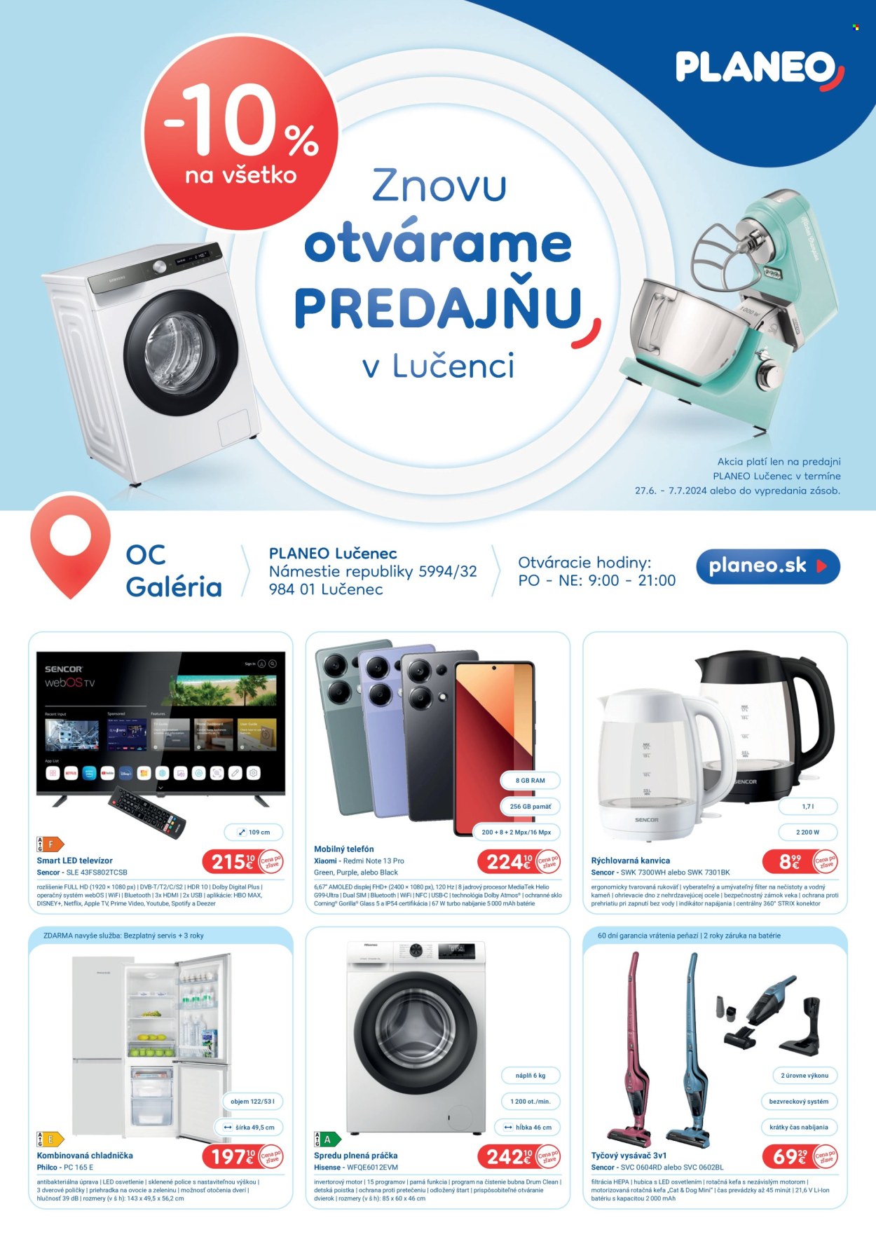 Leták PLANEO Elektro - 27.6.2024 - 7.7.2024. Strana 1
