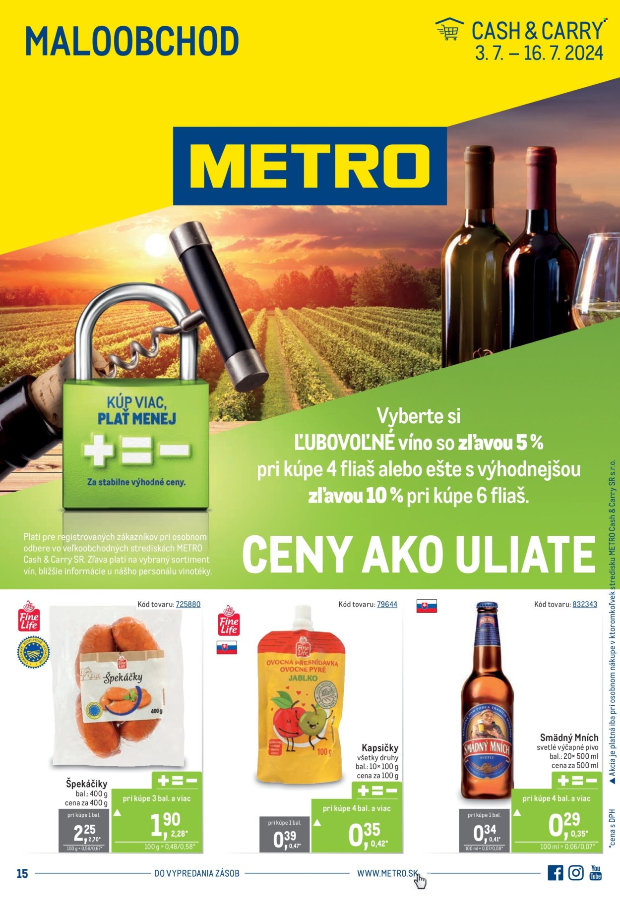 Leták Metro - 3.7.2024 - 16.7.2024. Strana 1