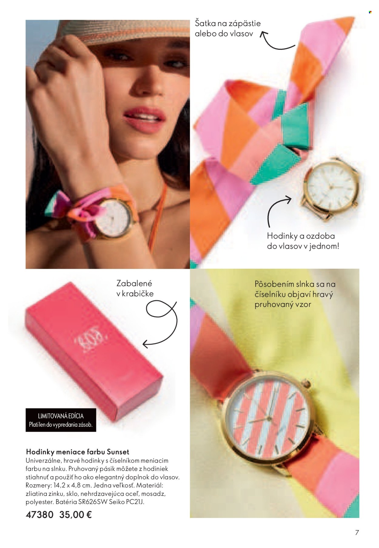 Leták Oriflame - 9.7.2024 - 29.7.2024. Strana 7