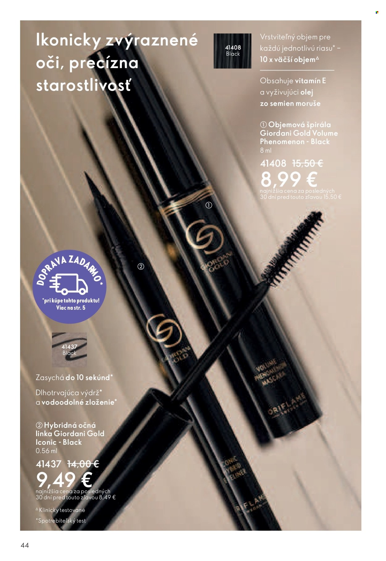 Leták Oriflame - 9.7.2024 - 29.7.2024. Strana 44