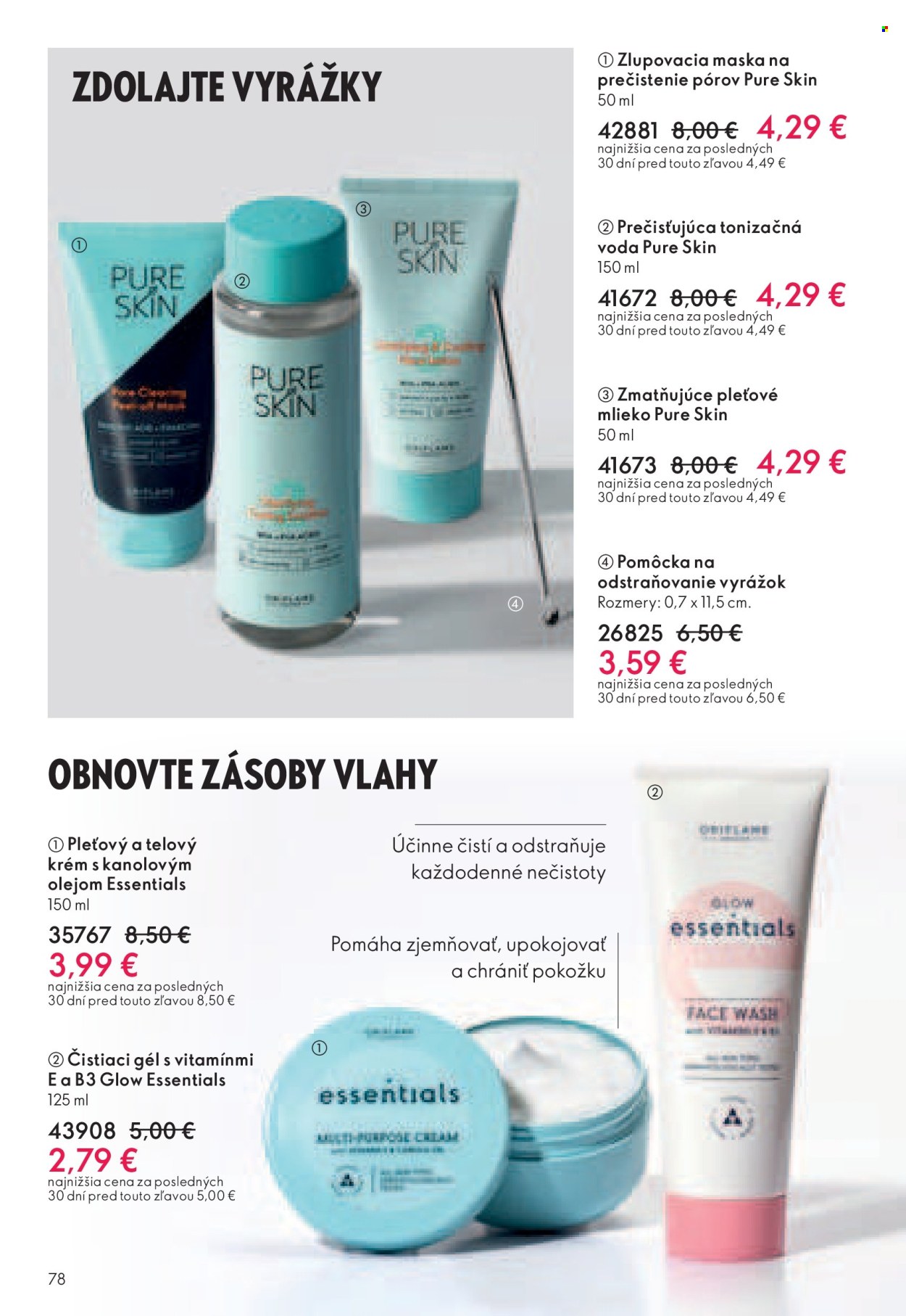 Leták Oriflame - 9.7.2024 - 29.7.2024. Strana 78