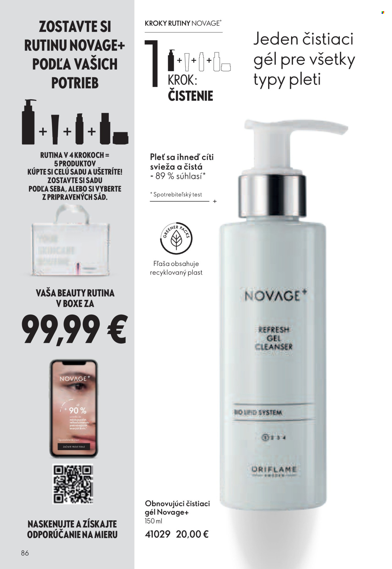 Leták Oriflame - 9.7.2024 - 29.7.2024. Strana 86