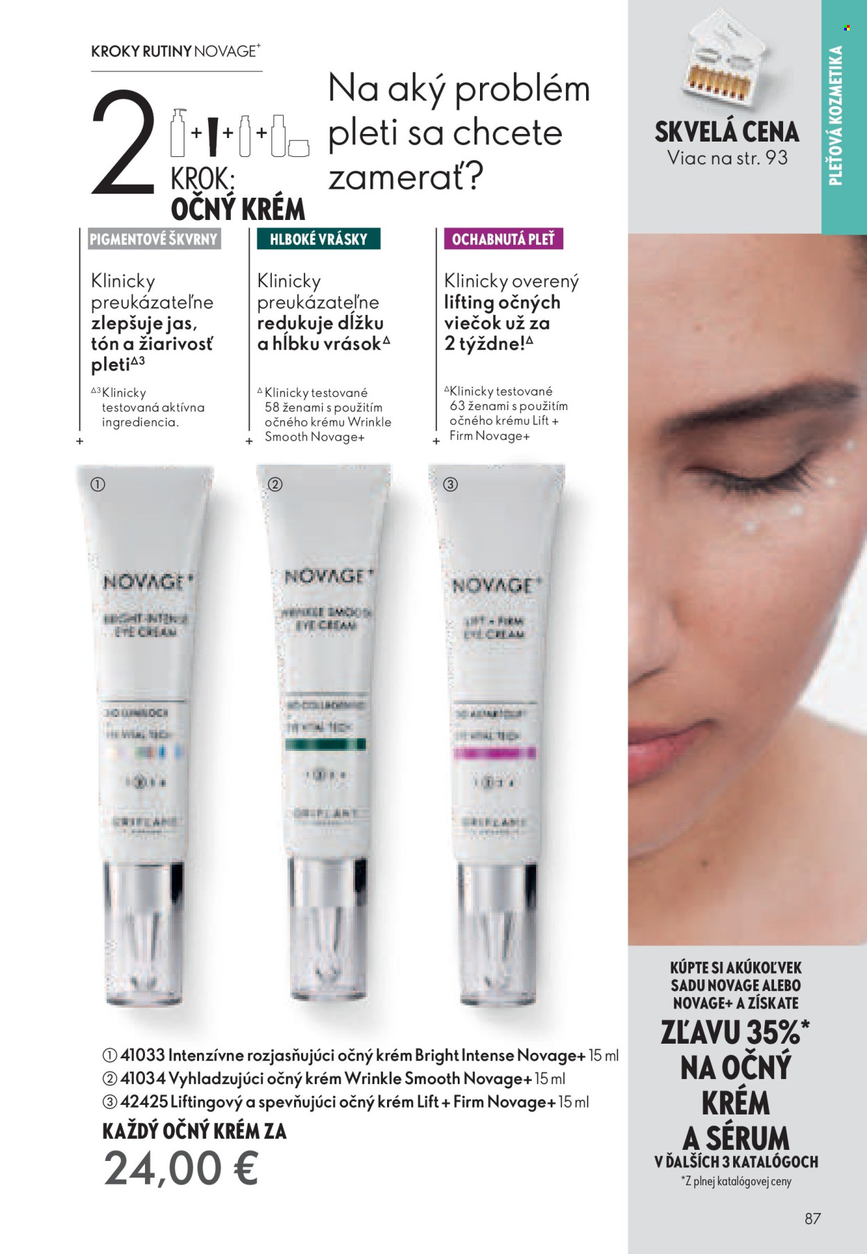 Leták Oriflame - 9.7.2024 - 29.7.2024. Strana 87