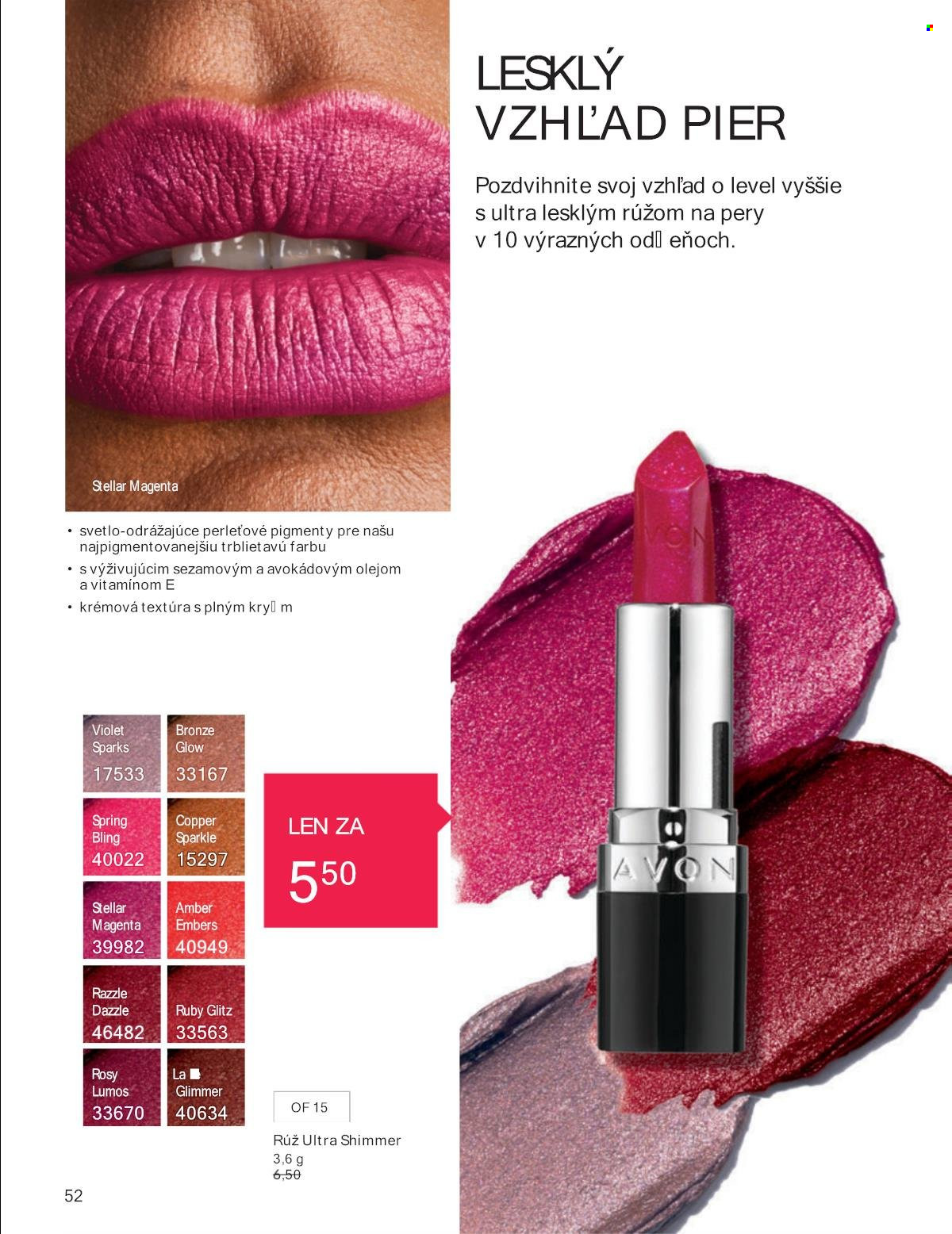 Leták Avon - 1.7.2024 - 31.7.2024. Strana 52