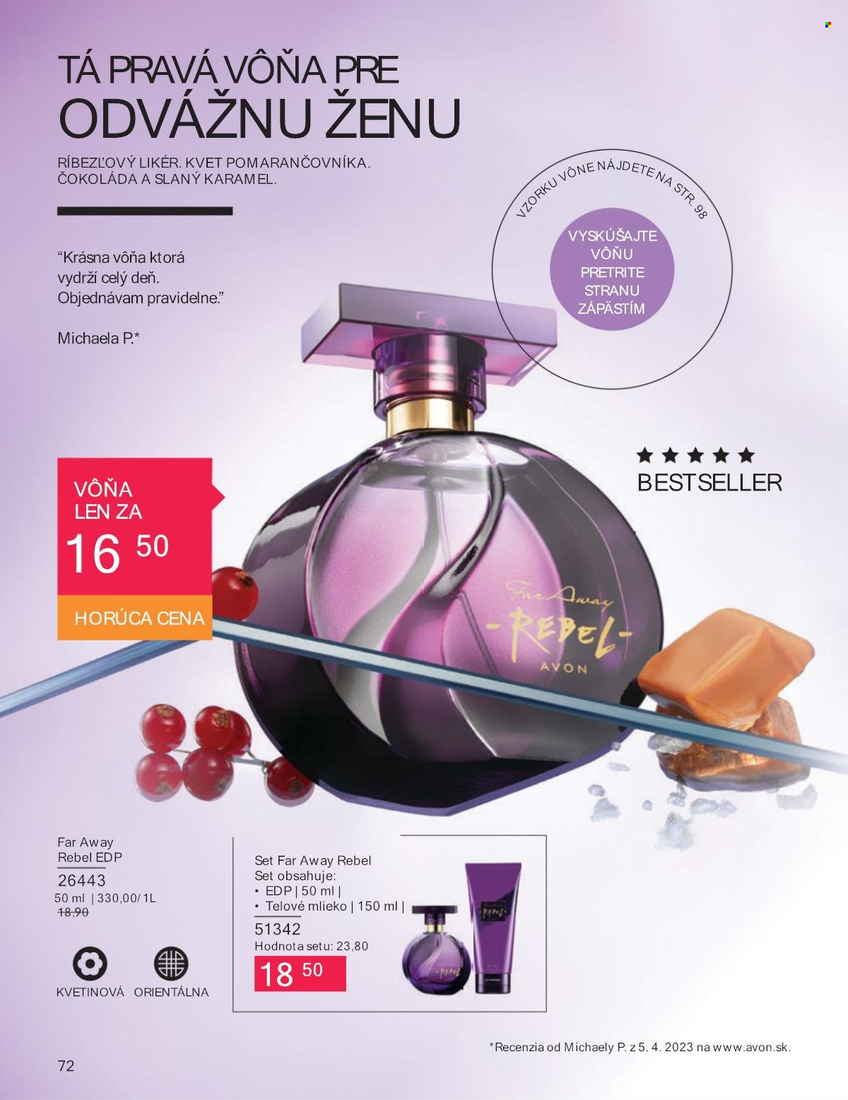 Leták Avon - 1.7.2024 - 31.7.2024. Strana 72