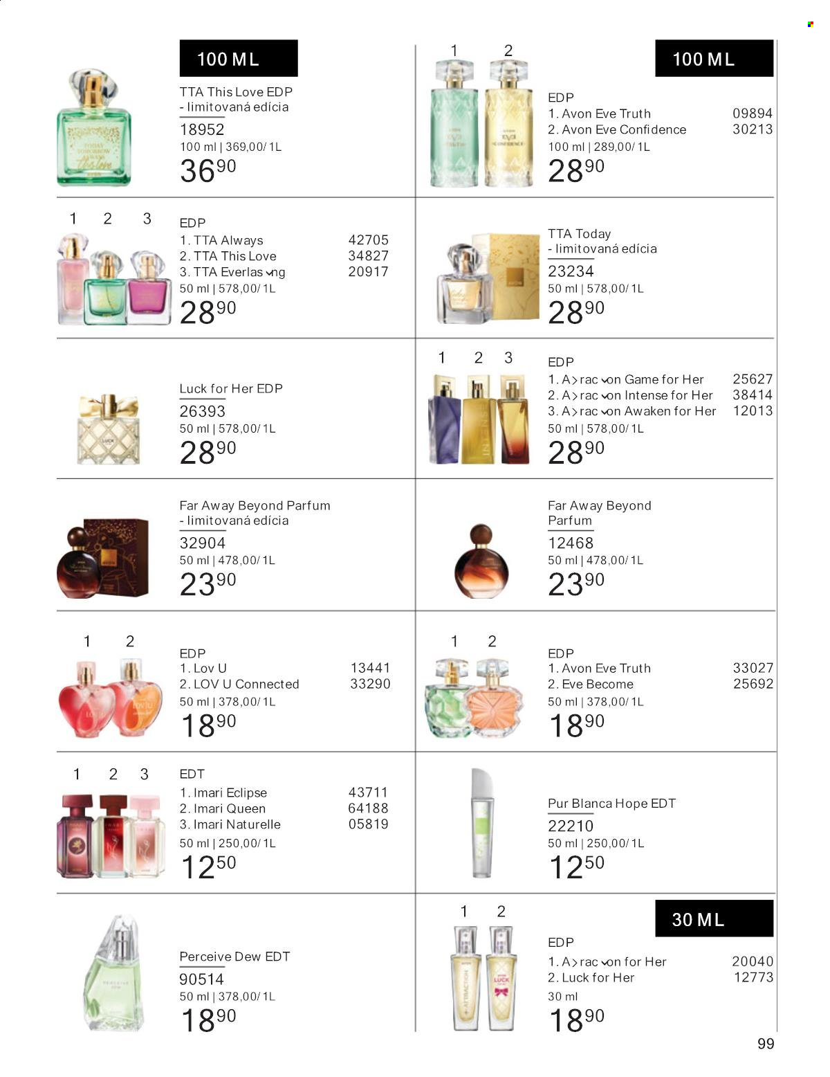 Leták Avon - 1.7.2024 - 31.7.2024. Strana 99