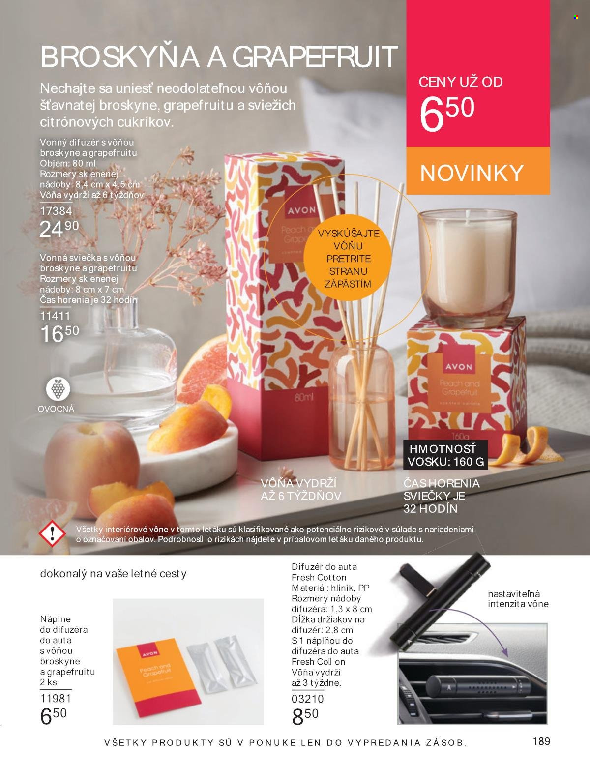 Leták Avon - 1.7.2024 - 31.7.2024. Strana 189